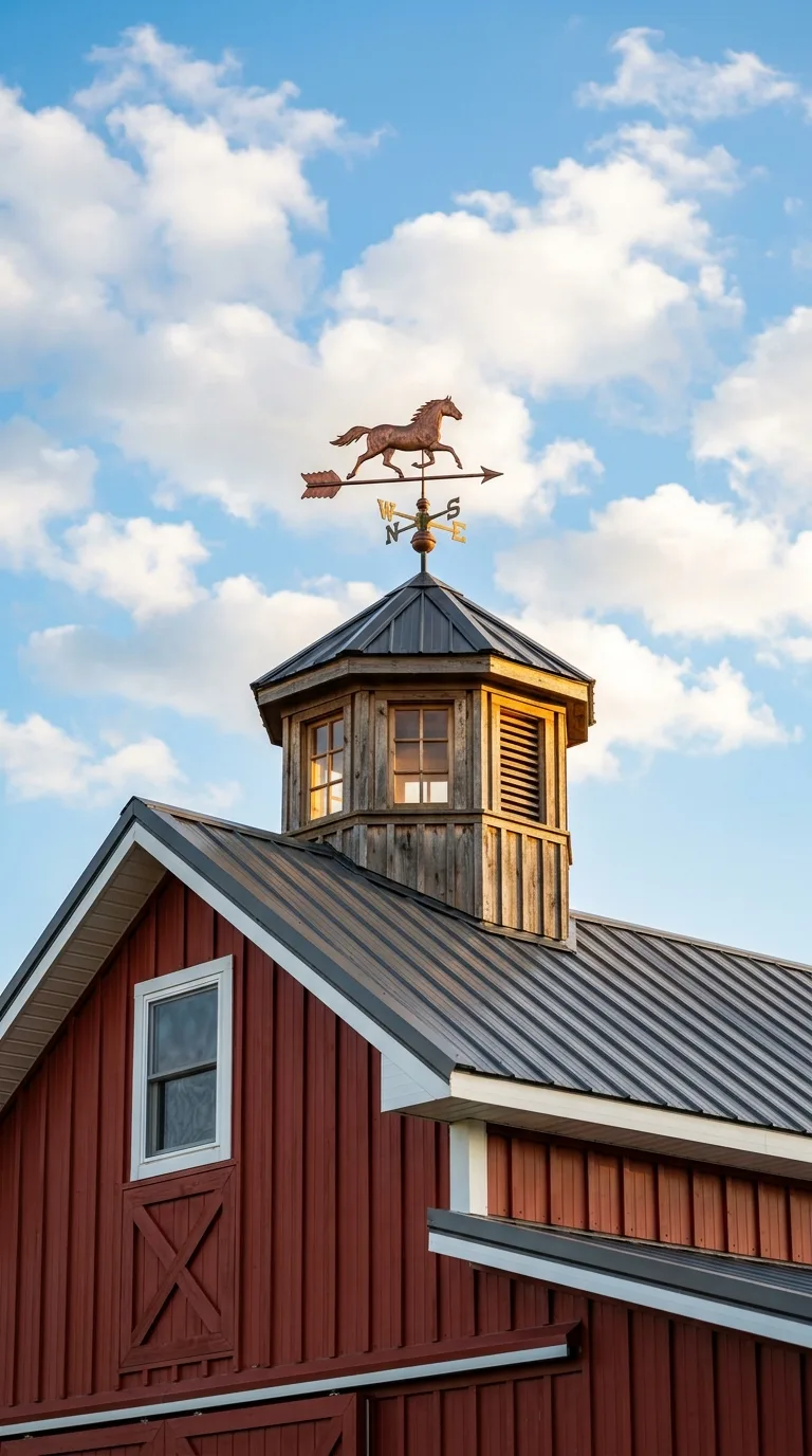 Barndominium with cupola