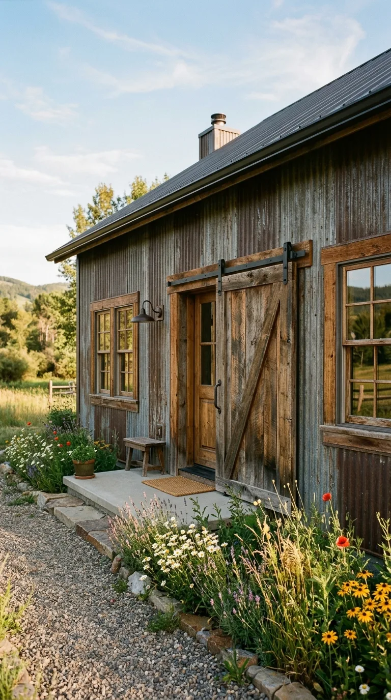 Metal wood accent