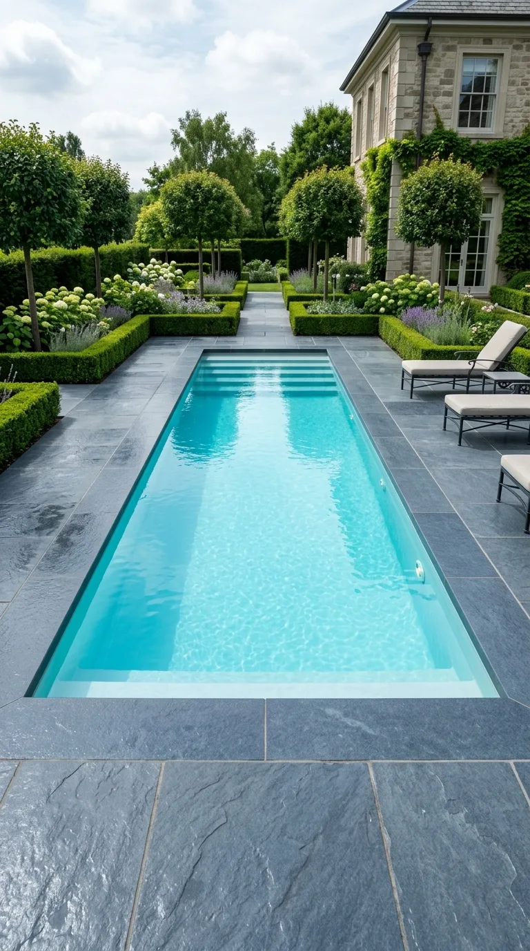 blue stone coping
