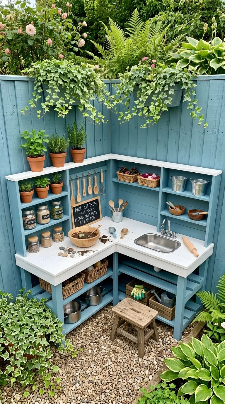 corner mud kitchen