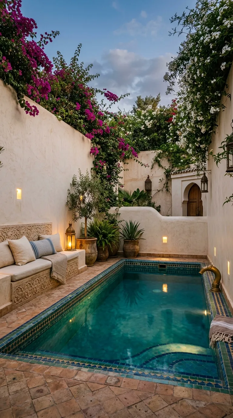 courtyard plunge pool