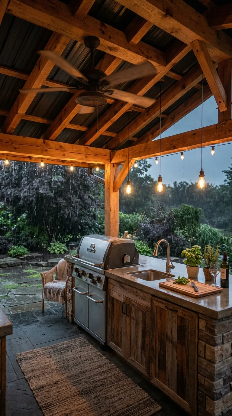 Covered Kitchen