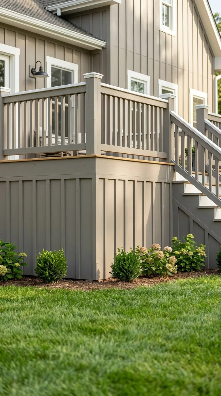 vertical board skirting