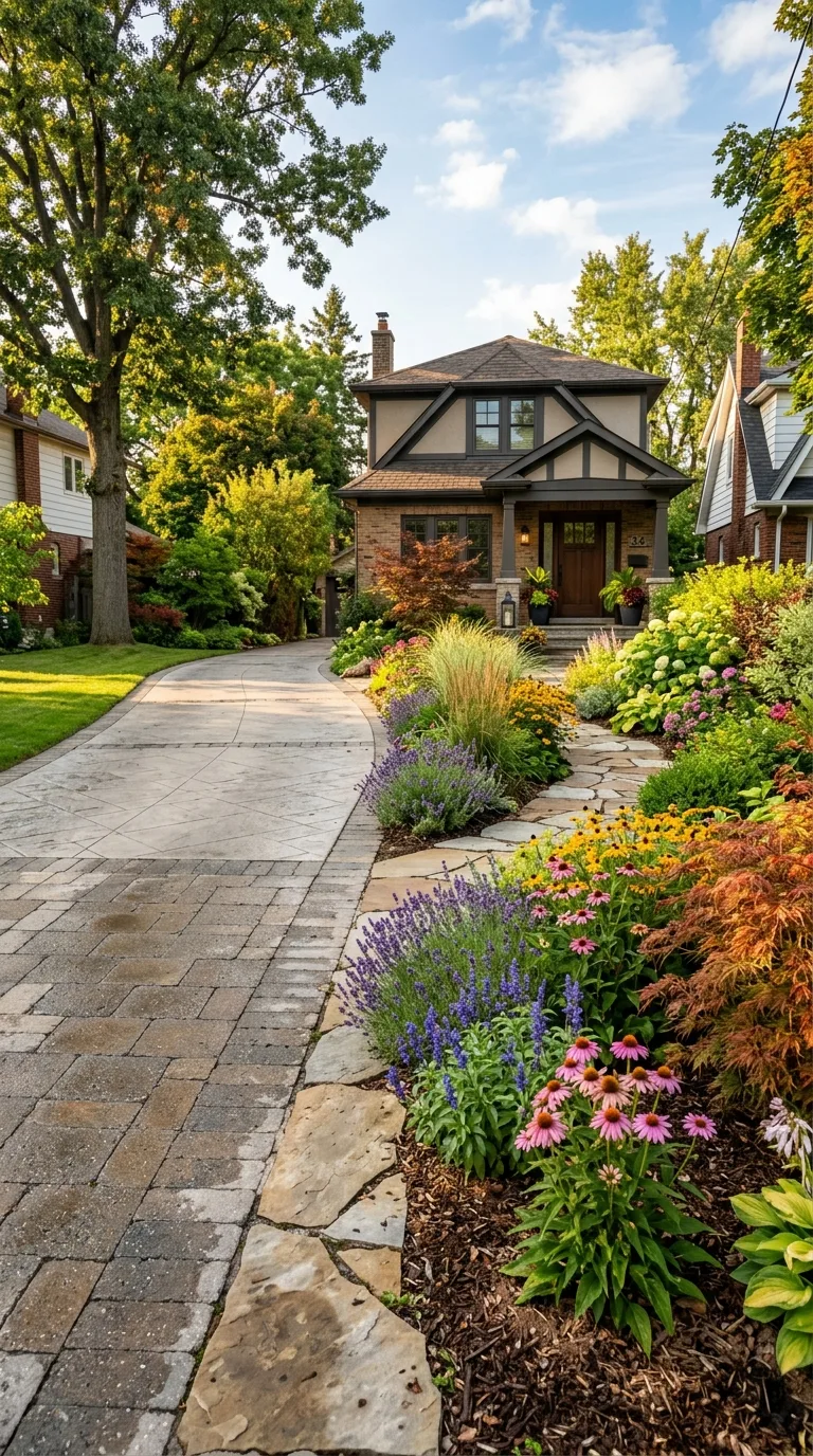 driveway garden