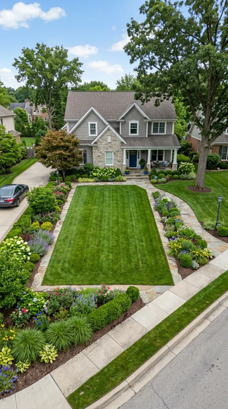 rectangle lawn