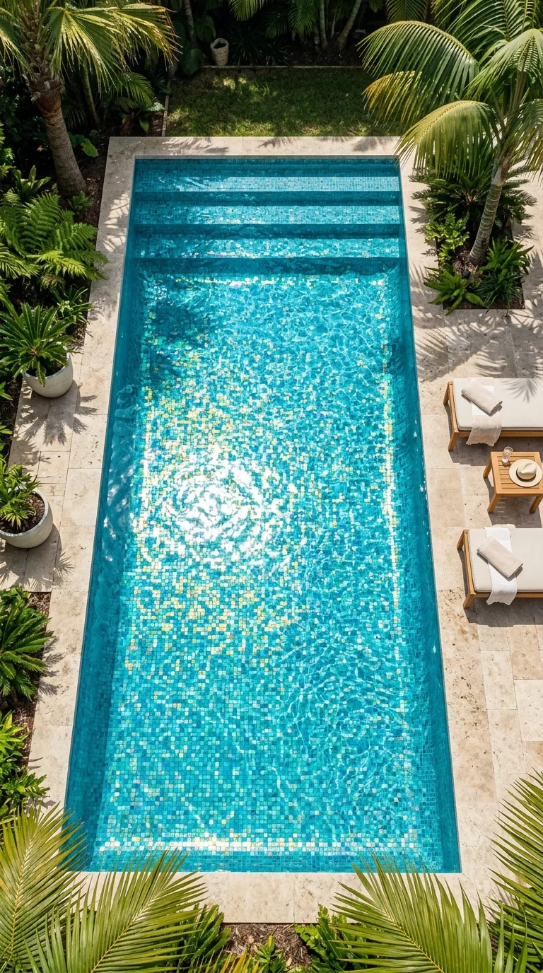 glass tile pool