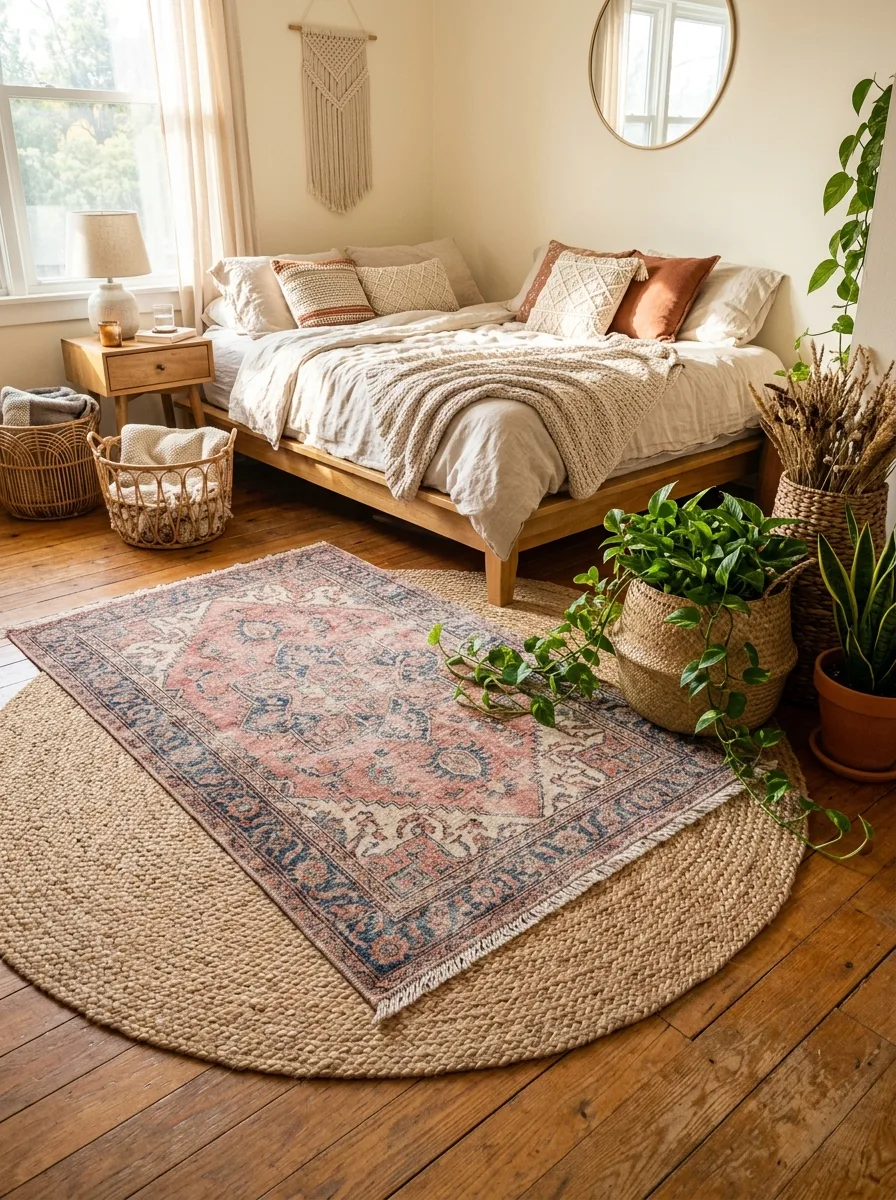 Layered rugs