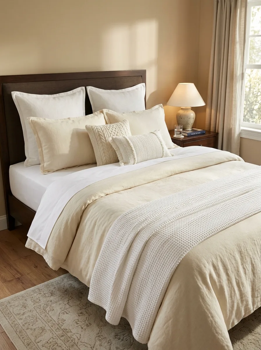 Cream Bedding