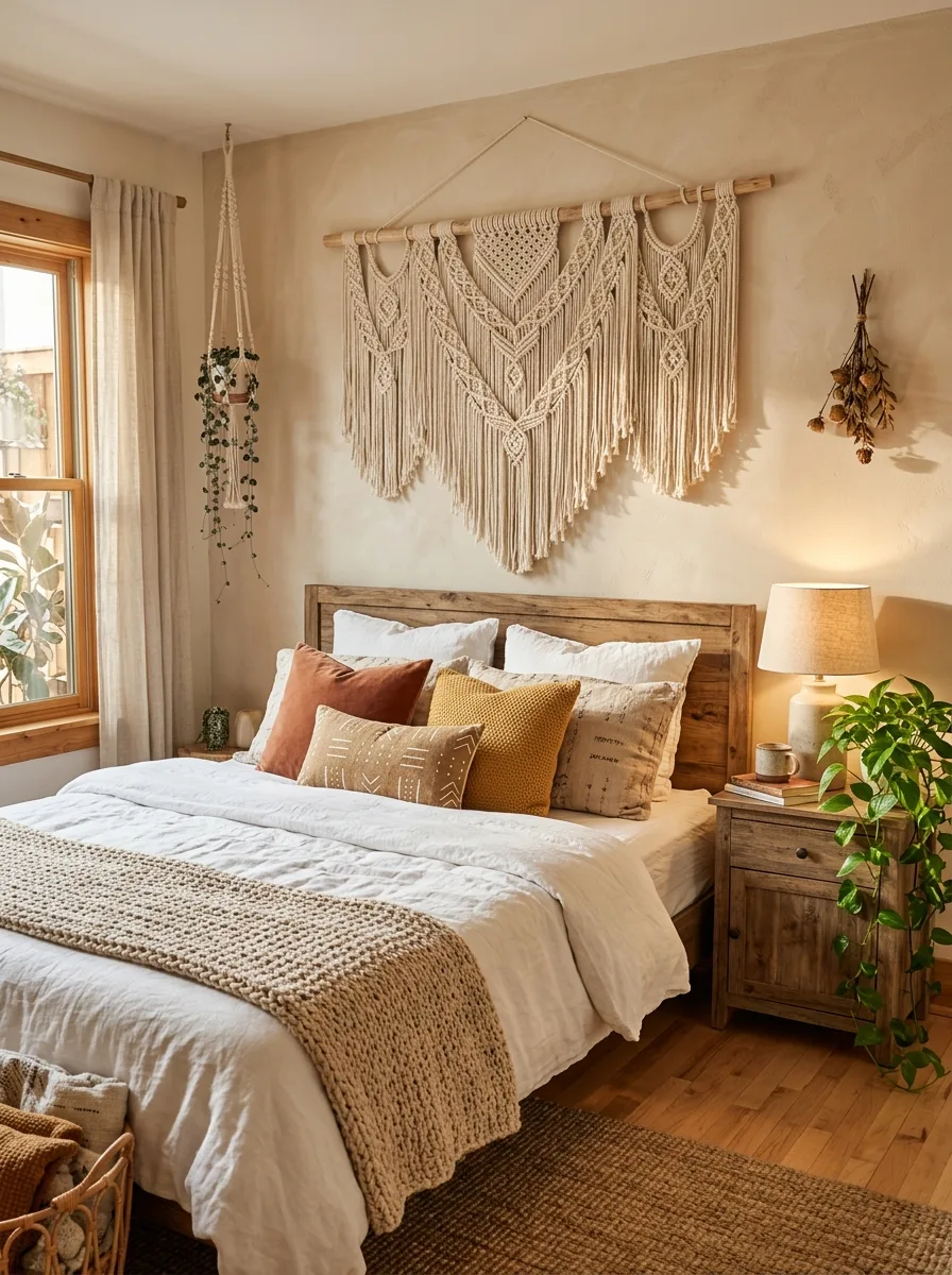 Macrame wall