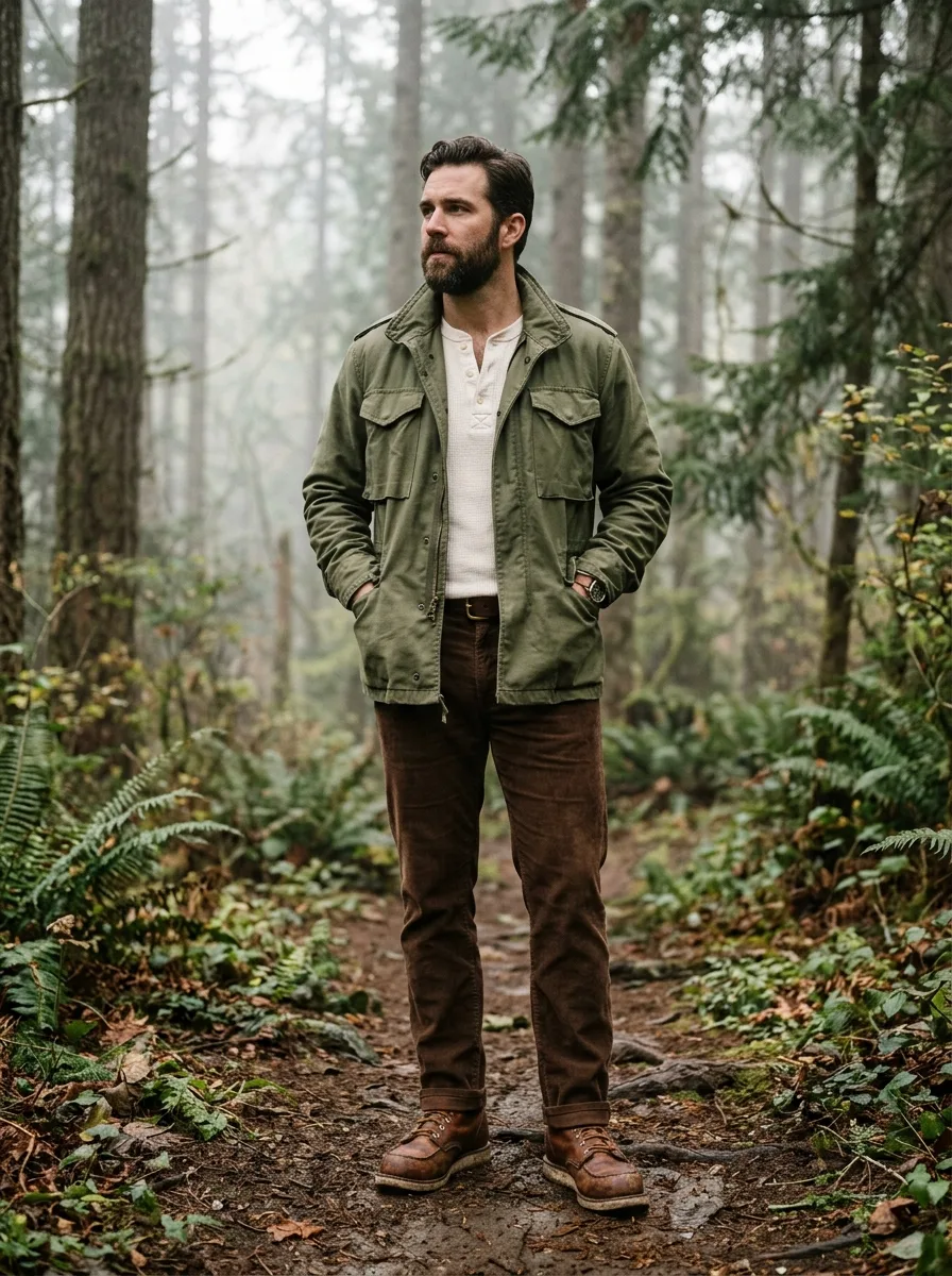 olive field jacket