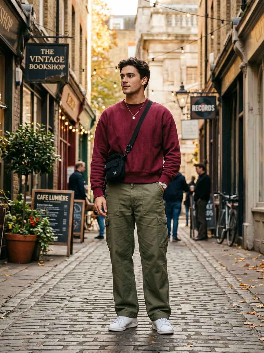 sweatshirt cargo trouser
