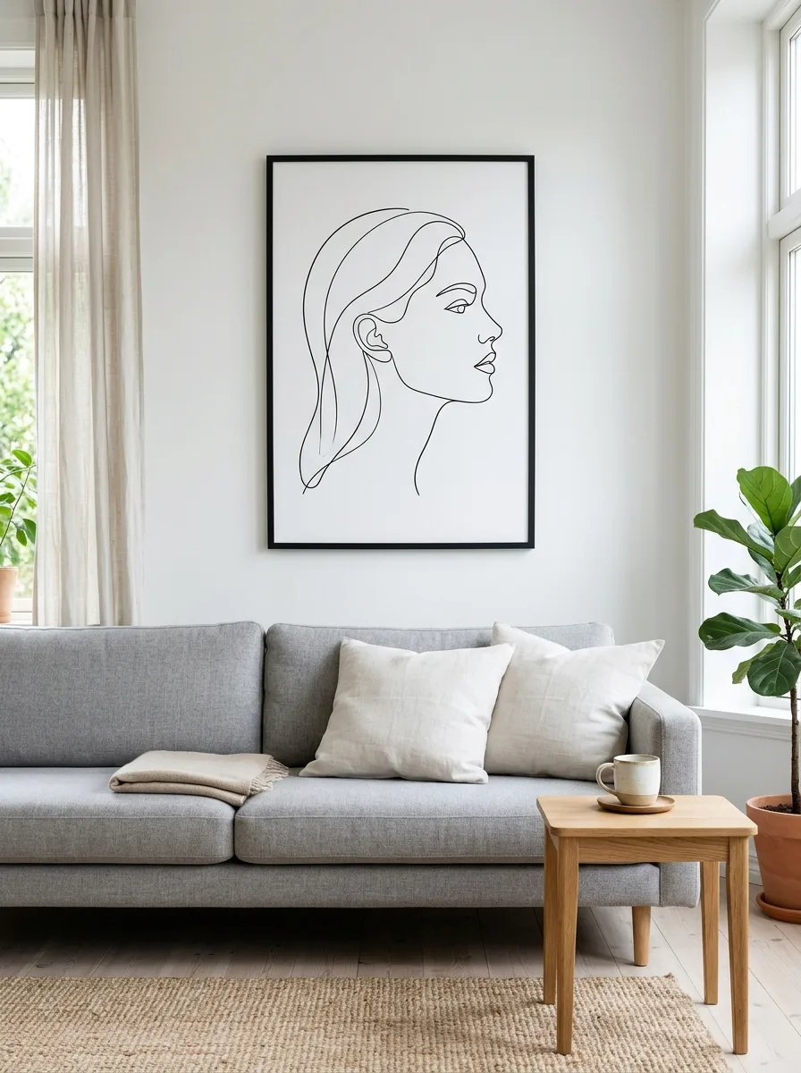 drawing on wall