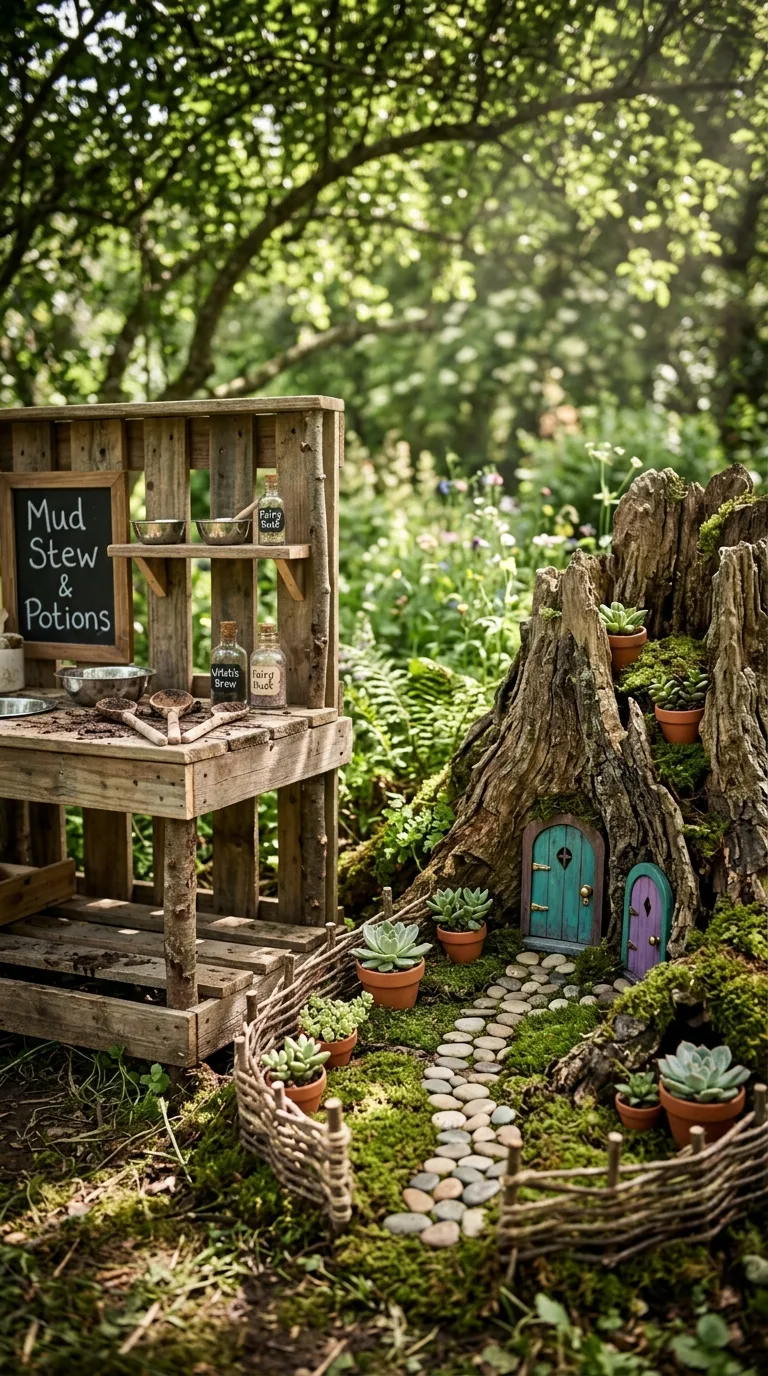 fairy garden corner