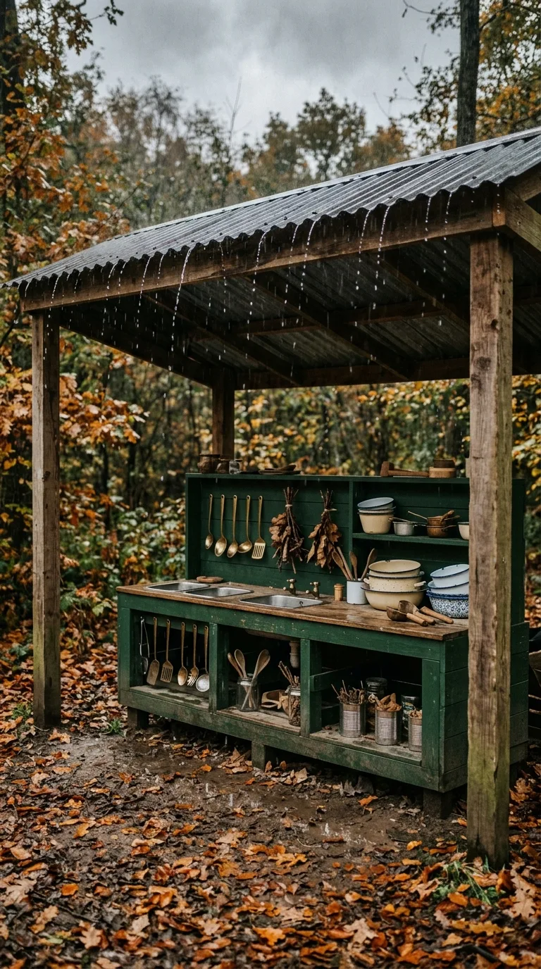 under canopy