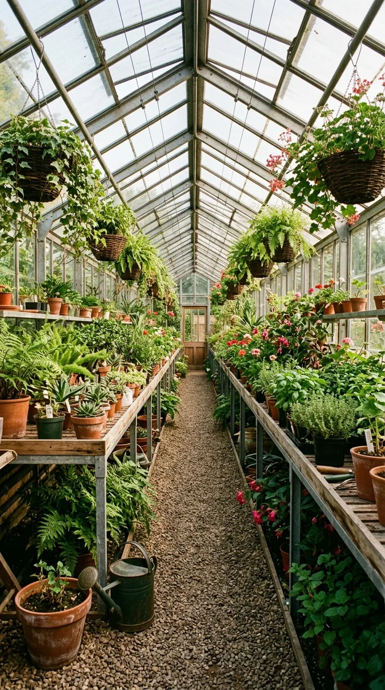Narrow greenhouse