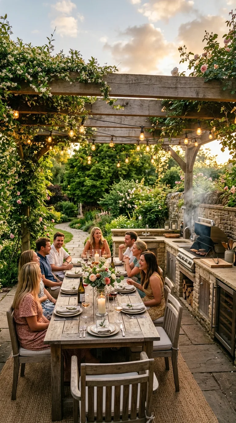 outdoor kitchen