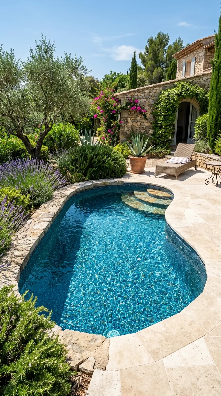 pebble finish pool
