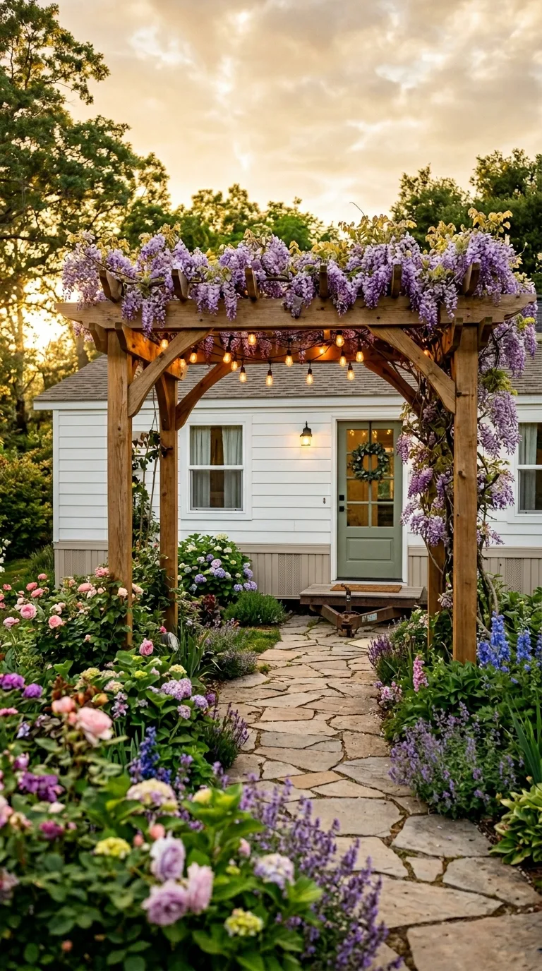 pergola entrance