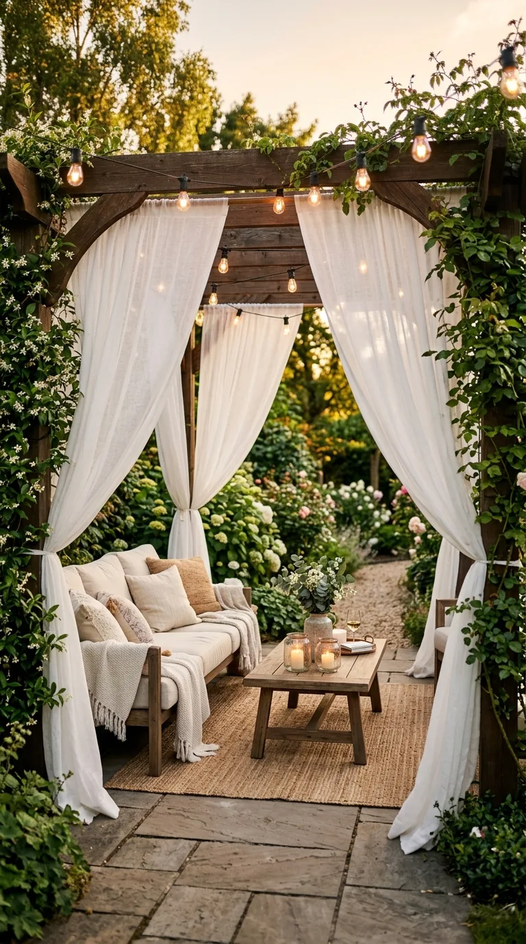Pergola curtains