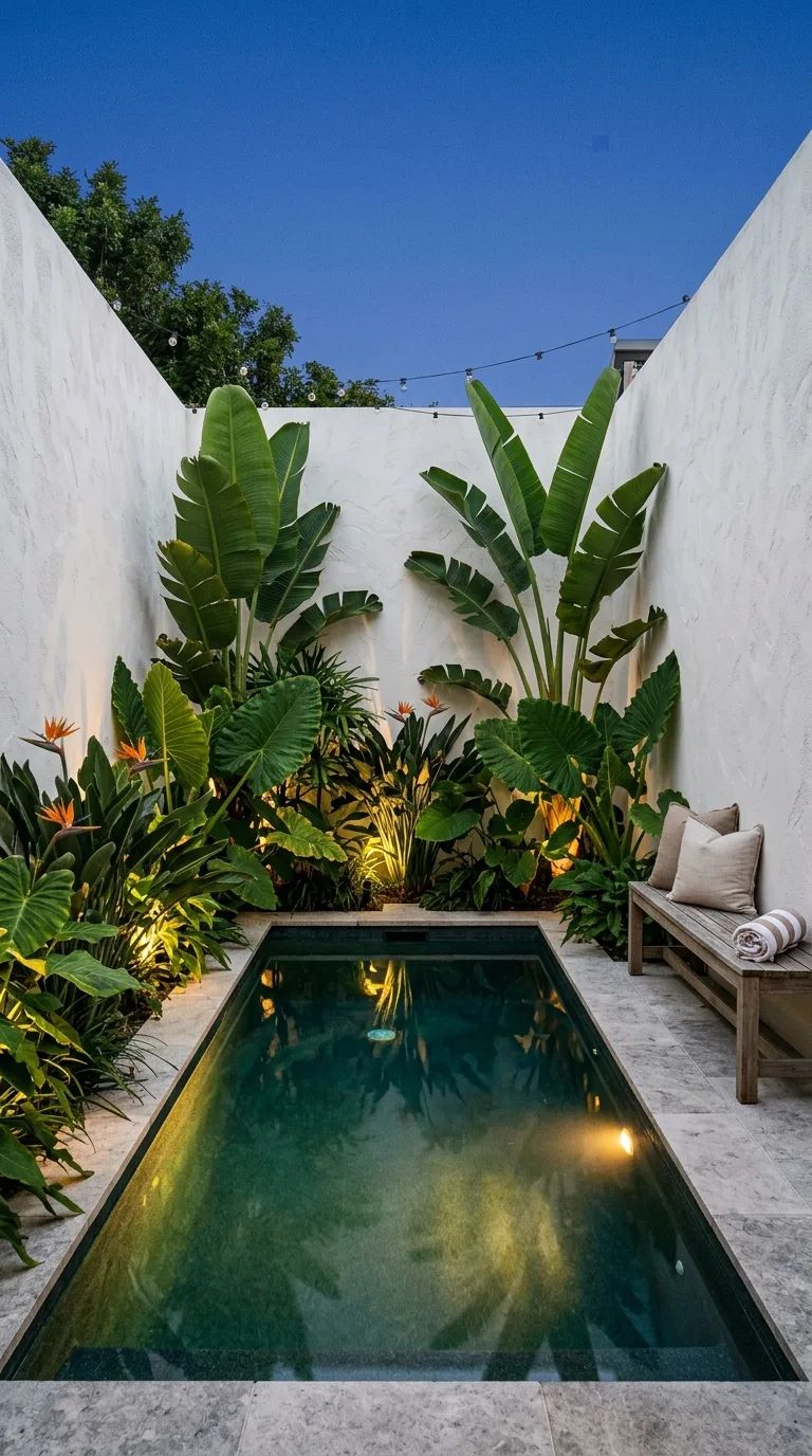privacy wall pool