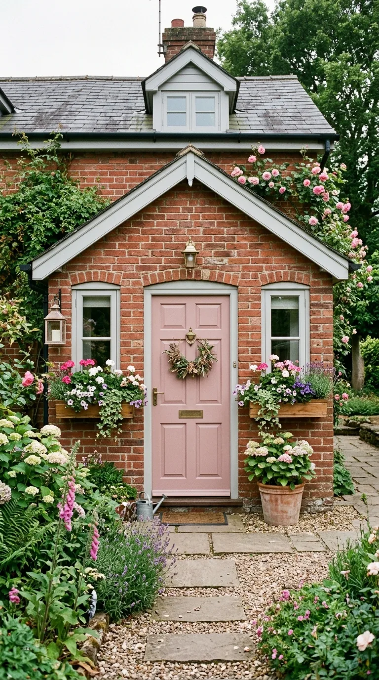 soft pink door