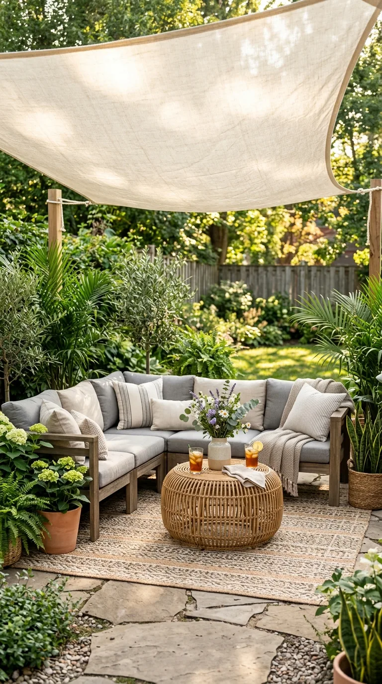 shaded canopy
