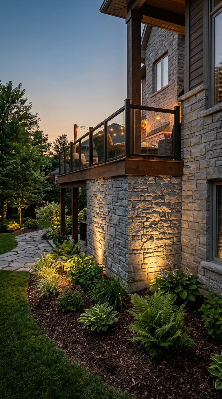 stone veneer skirting