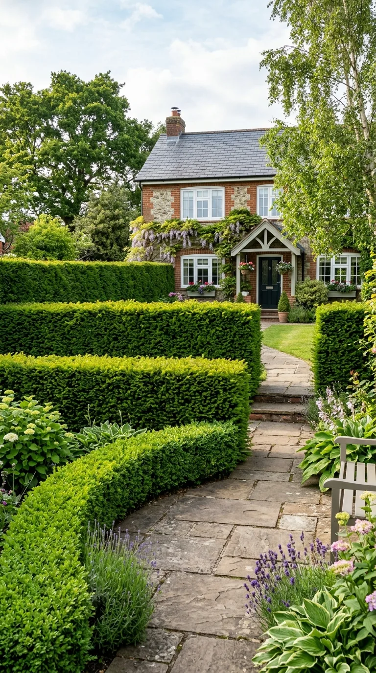 three layered hedges