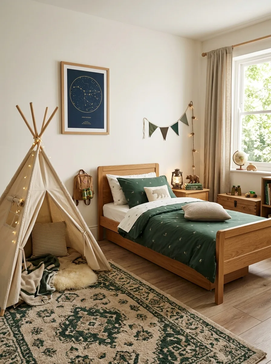 Adventure theme bedroom