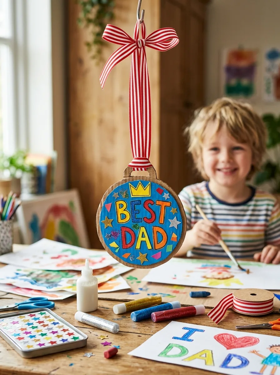 cardboard medal