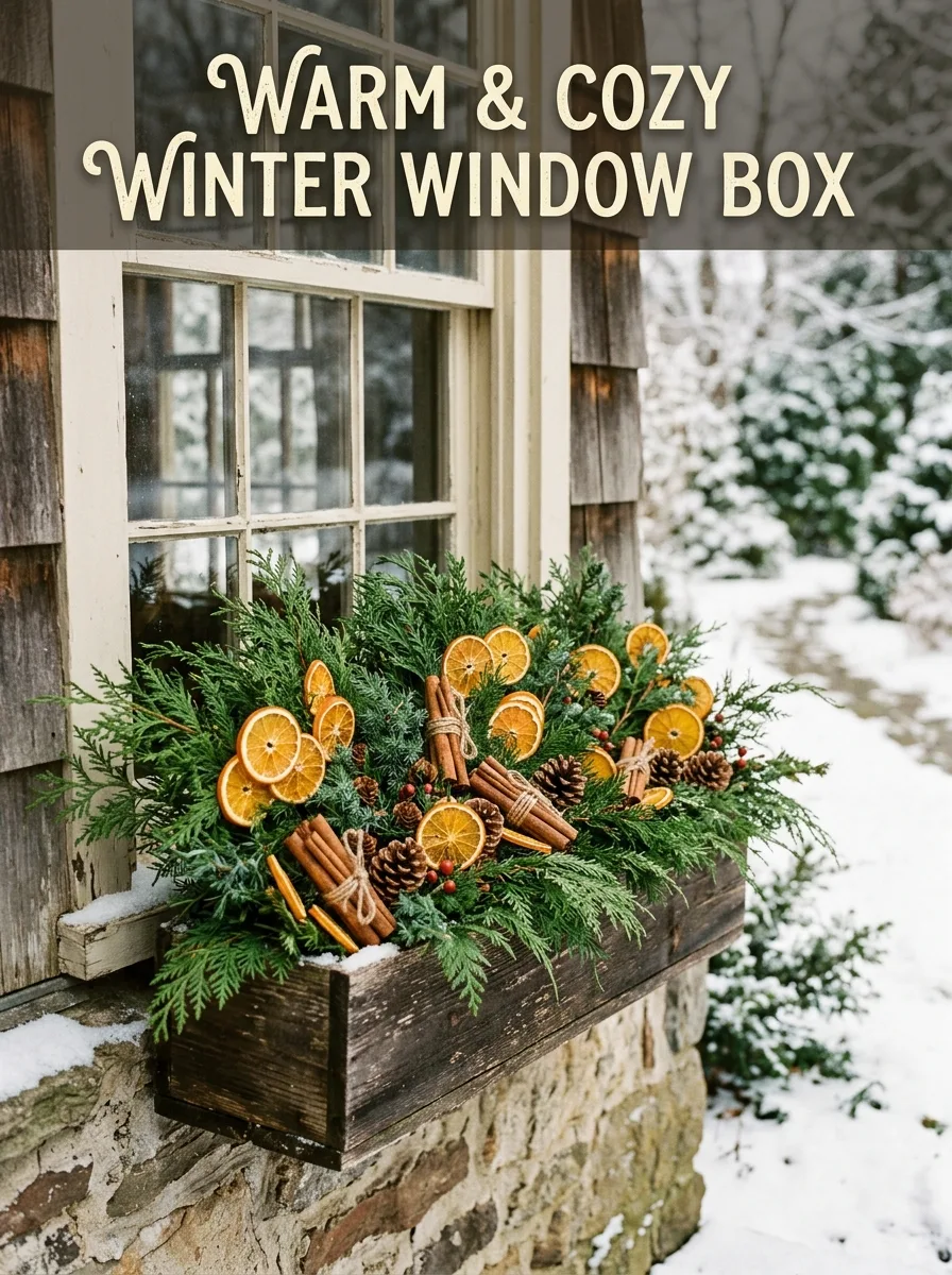cedar and orange slice