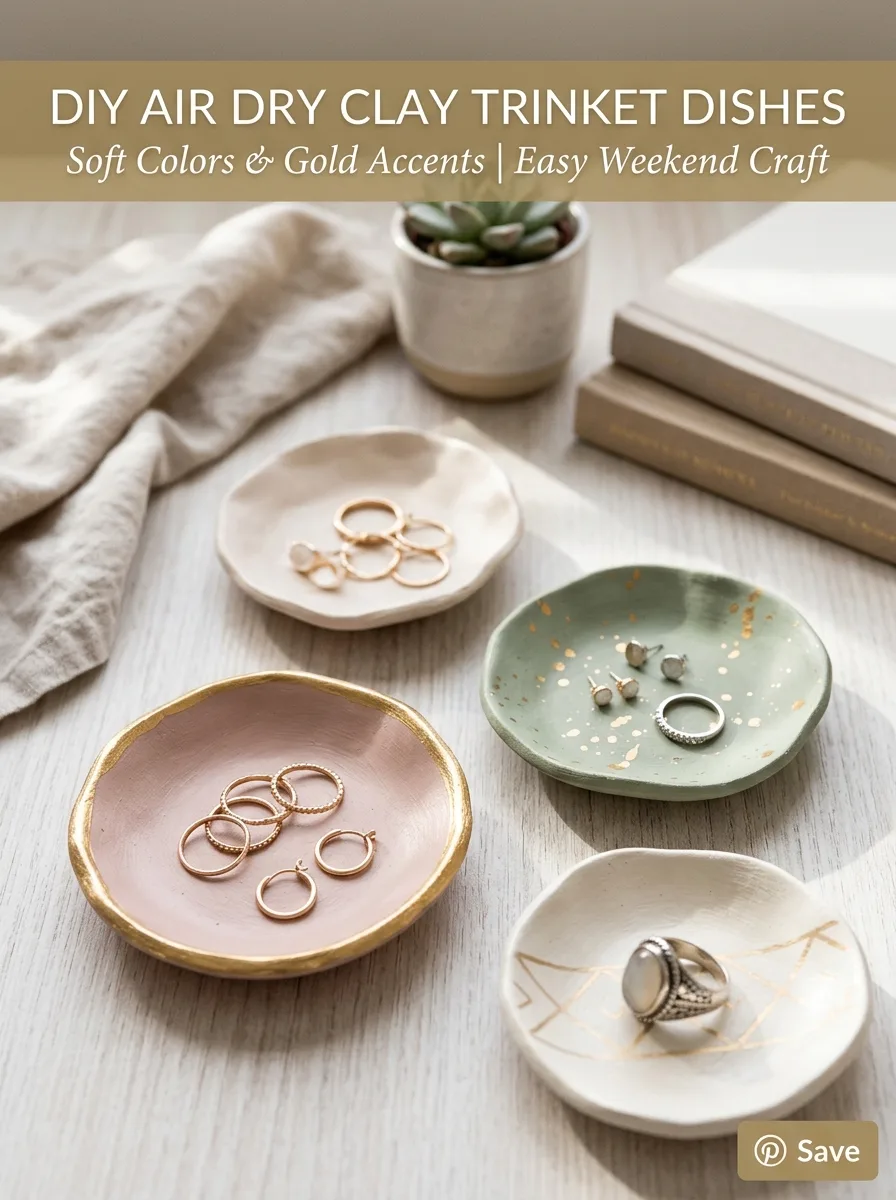 Clay trinket dishes