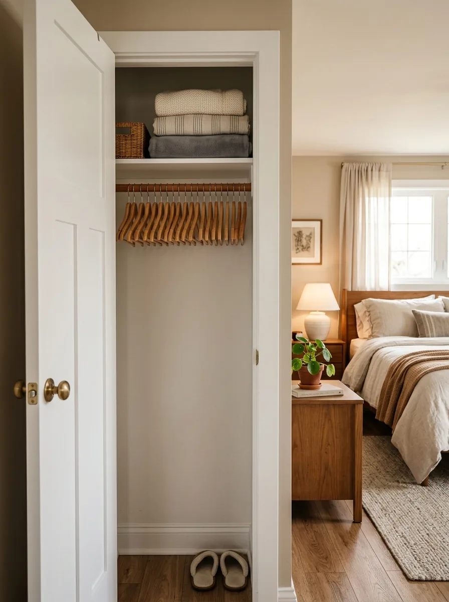 Closet and hangers