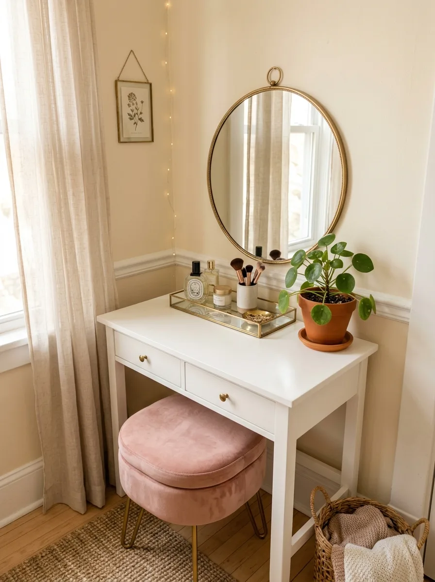 Corner vanity