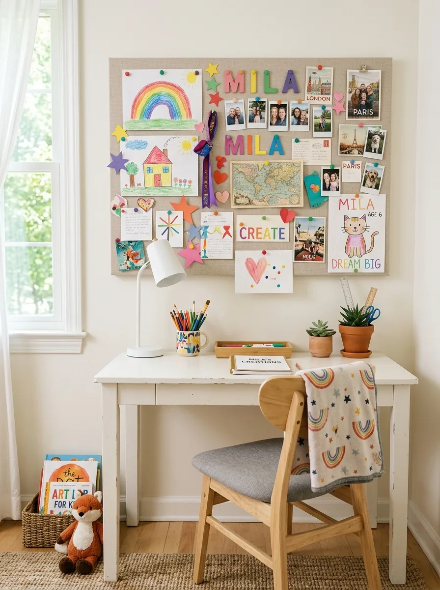 Desk area
