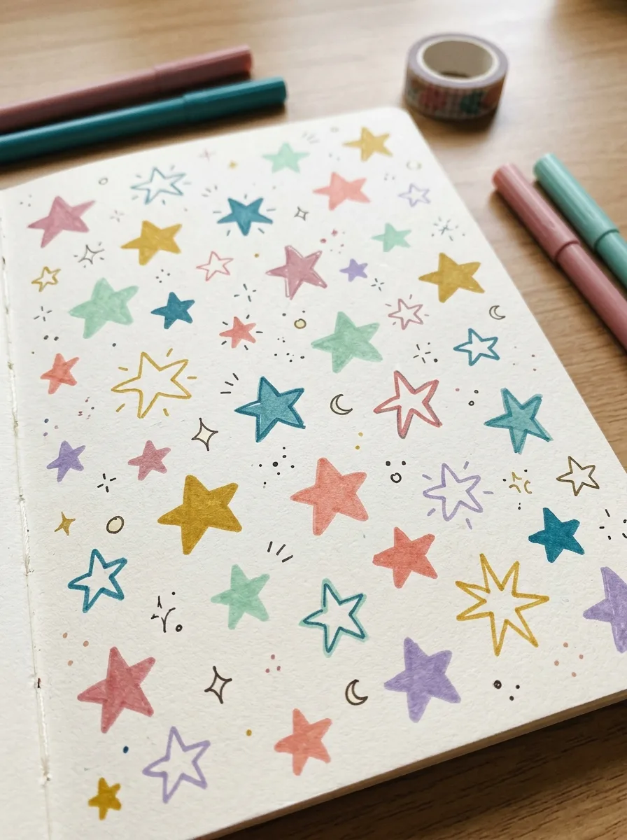 Doodle star