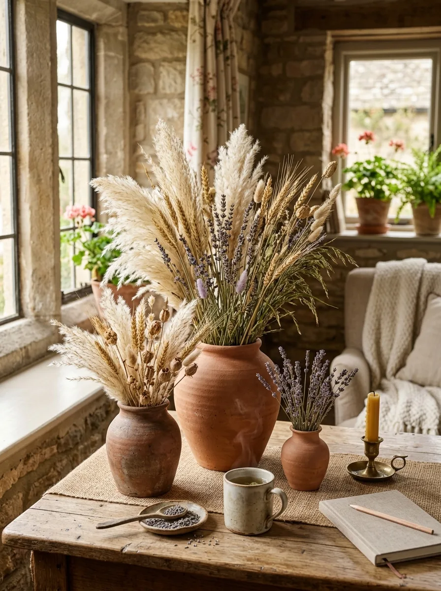 dried flowers