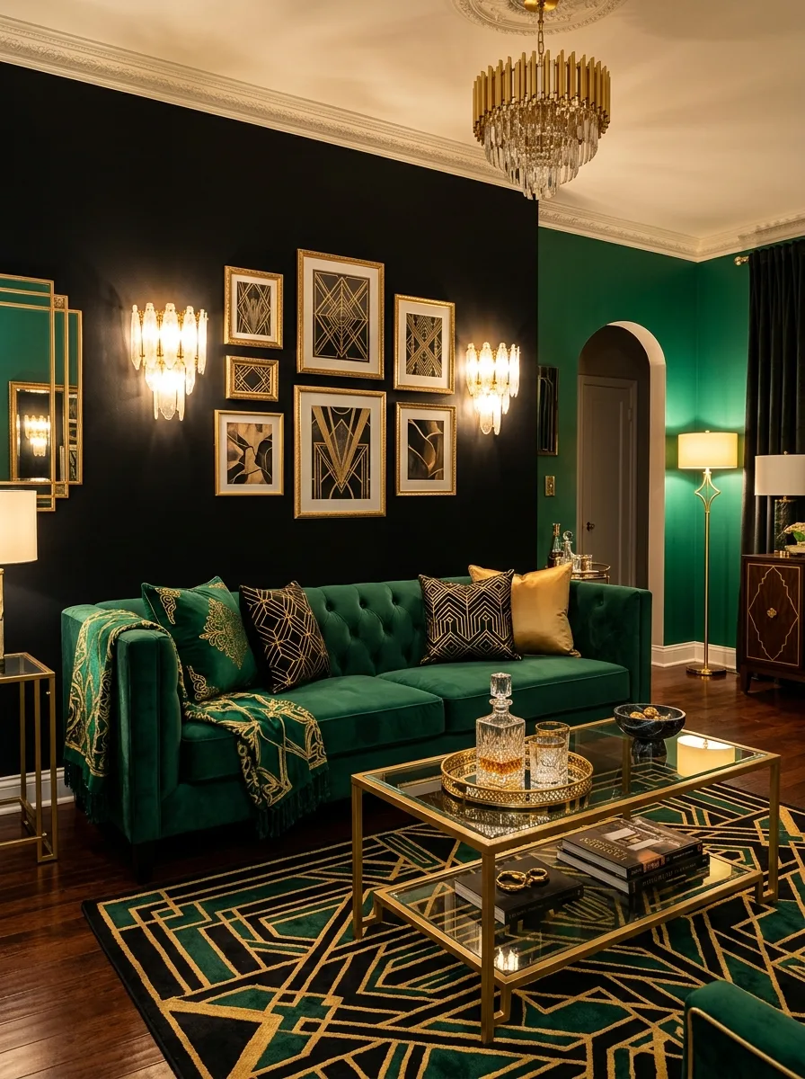 Emerald green