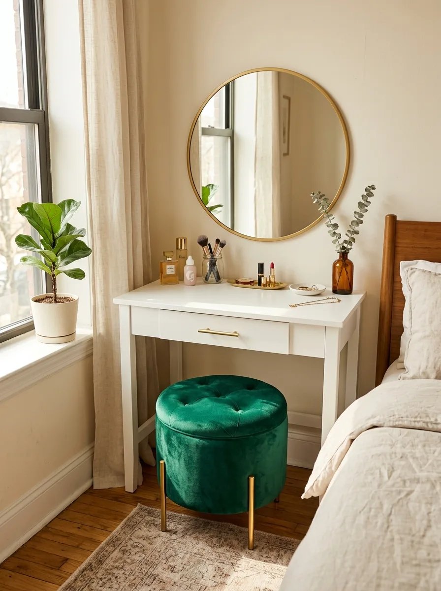 velvet stool