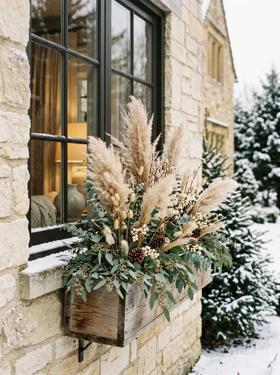 eucalyptus and pampas