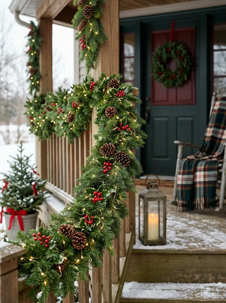 Evergreen garland