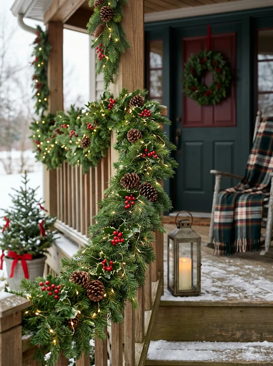 Evergreen garland