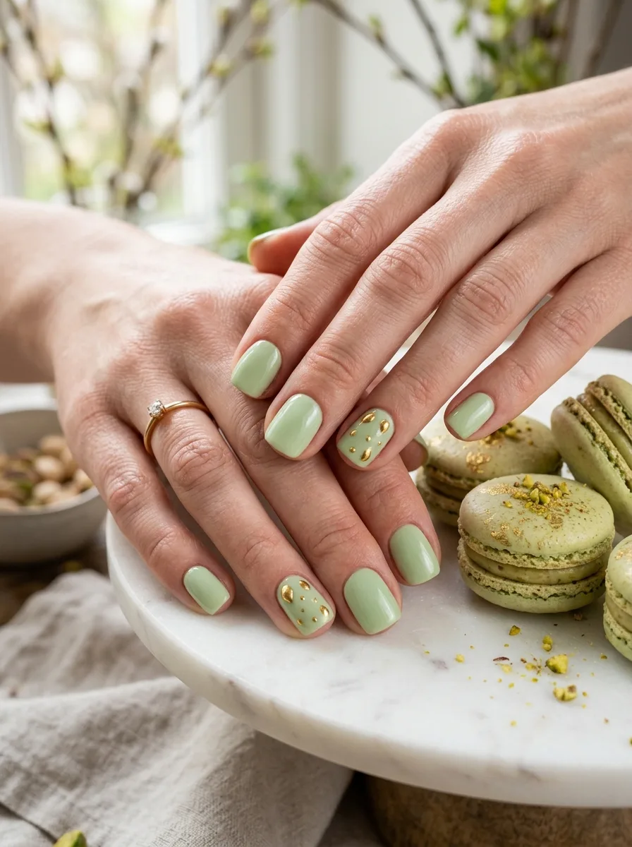 Pistachio green