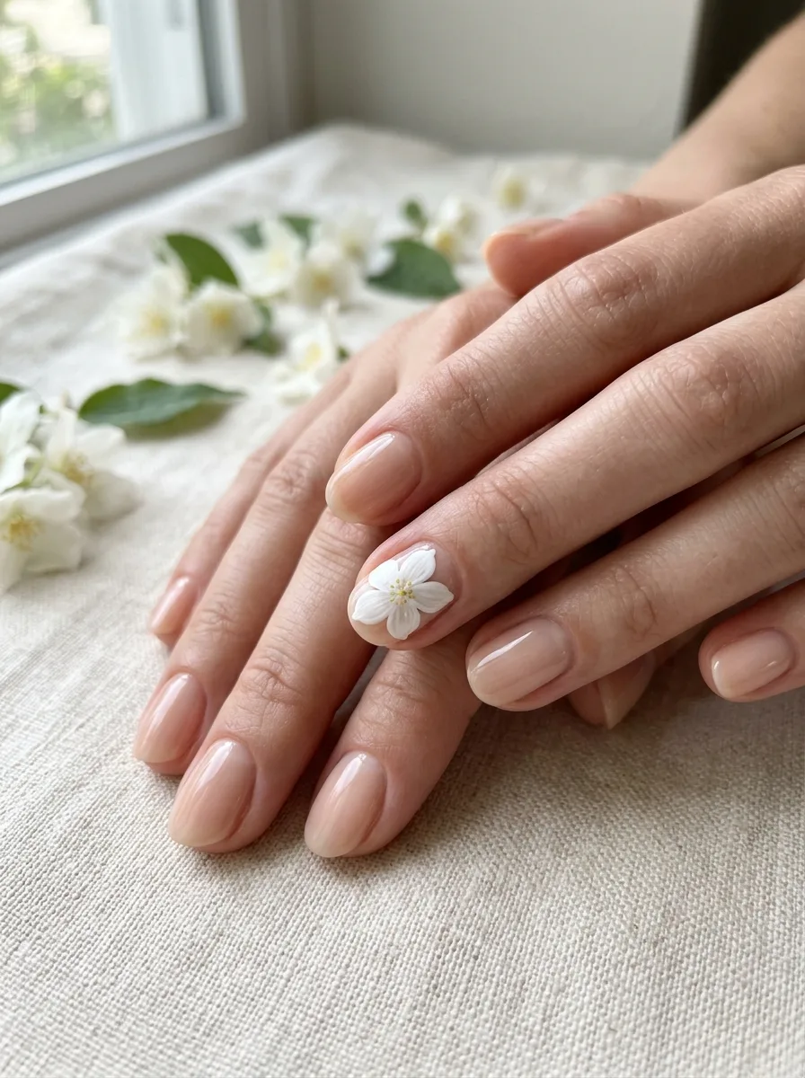 Milky white