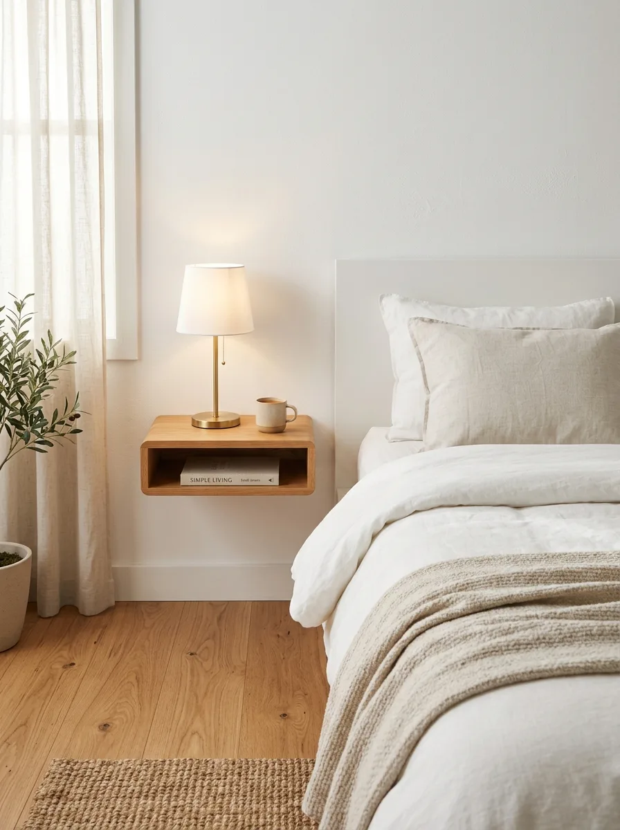 floating nightstand