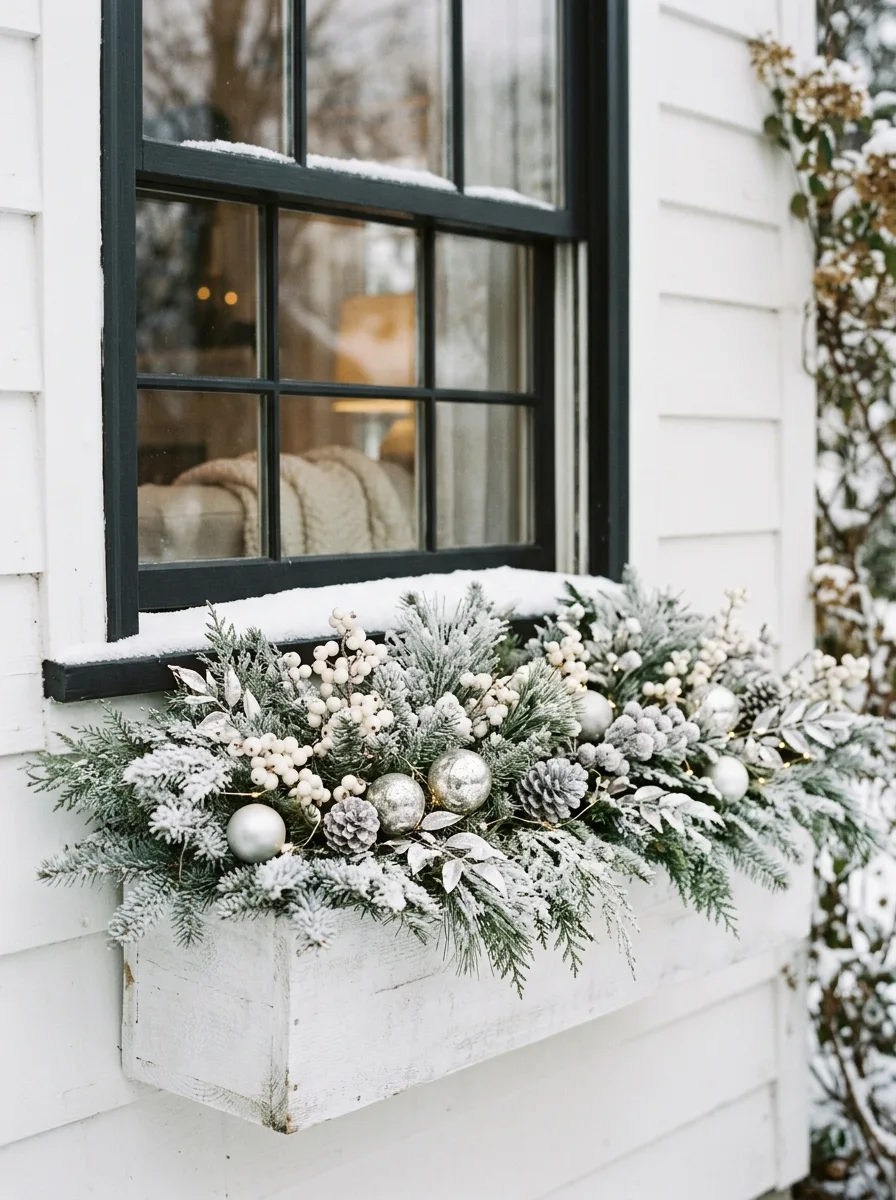 frosted white
