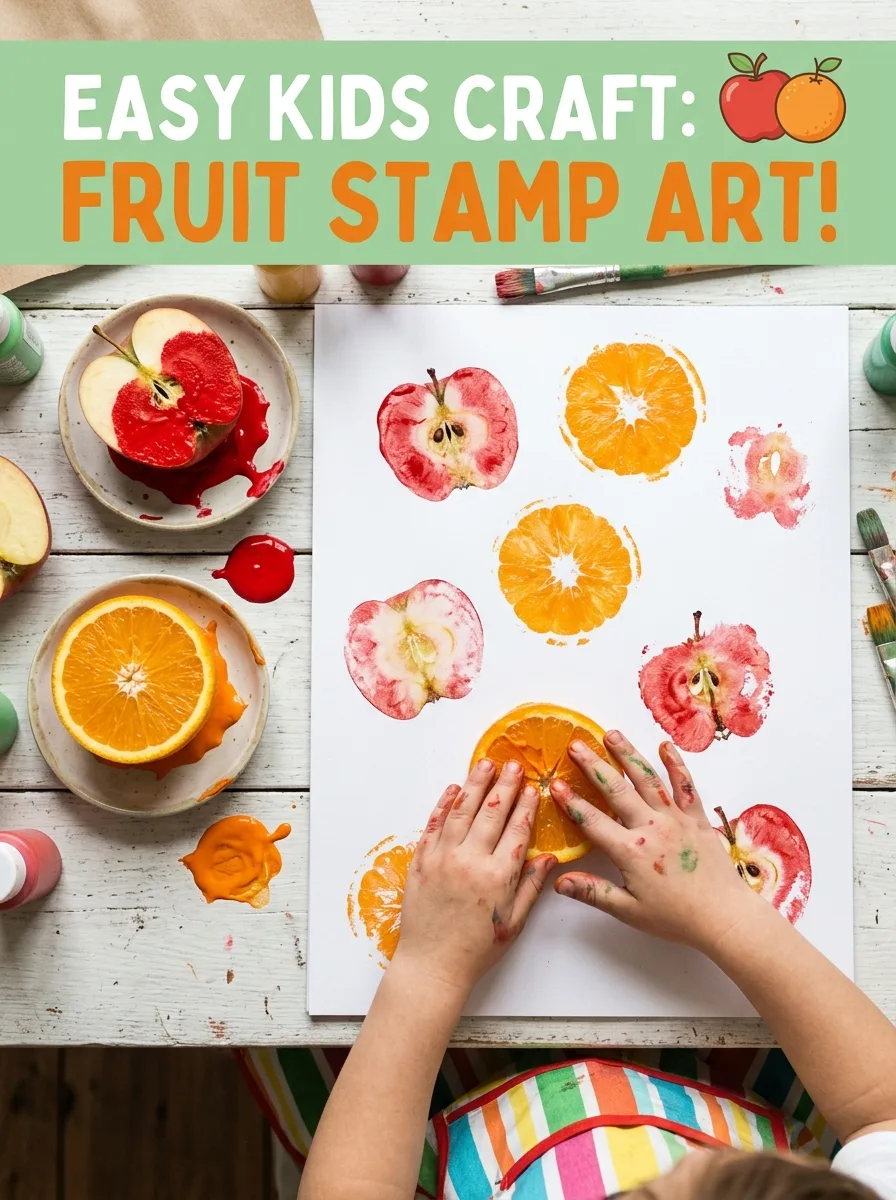 Fruit stamp art