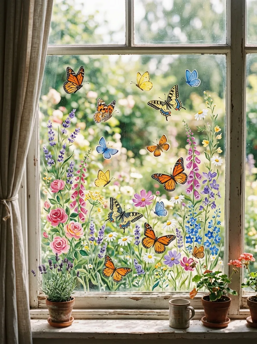 Garden butterflies