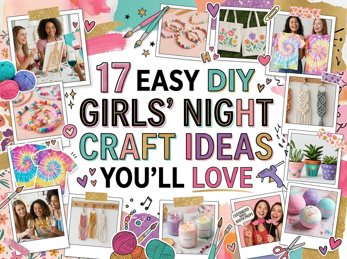 17 Easy DIY Girls Night Craft Ideas