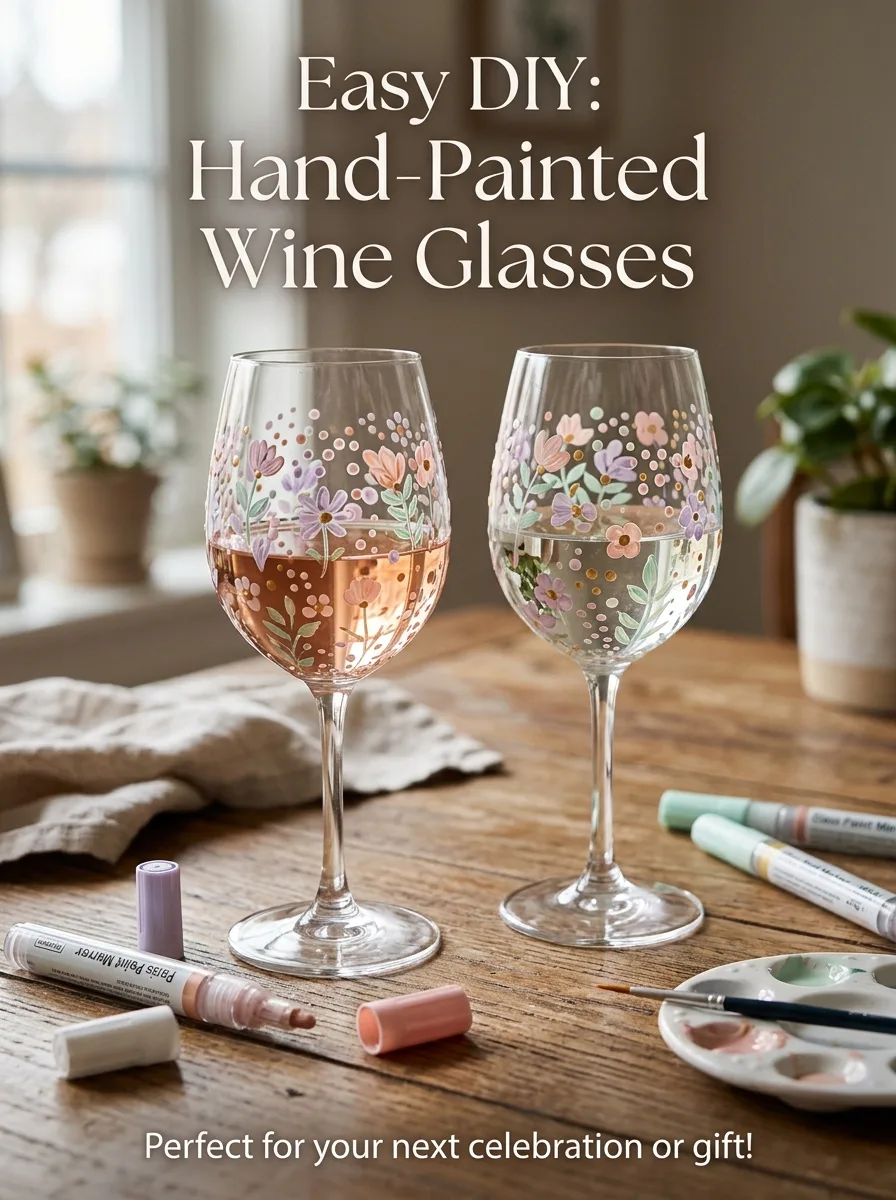 painted wine glasses